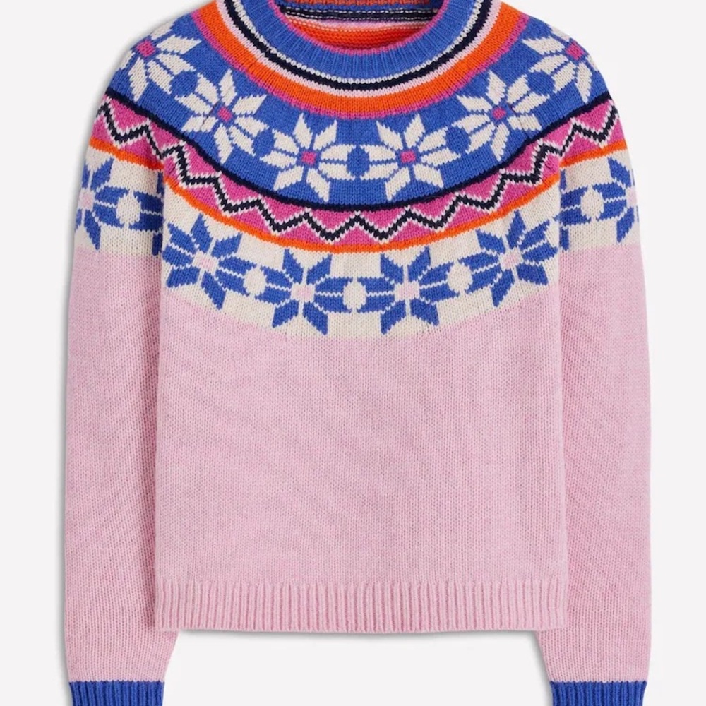Boden Eleanor Fair Isle Sweater - Picture 4 of 8
